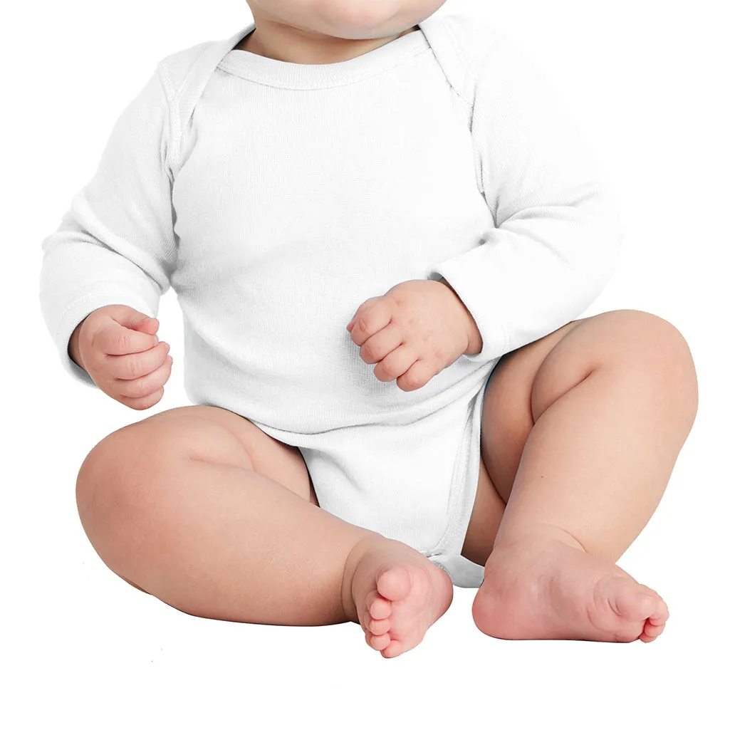 Infant Long Sleeve Baby Rib Bodysuit
