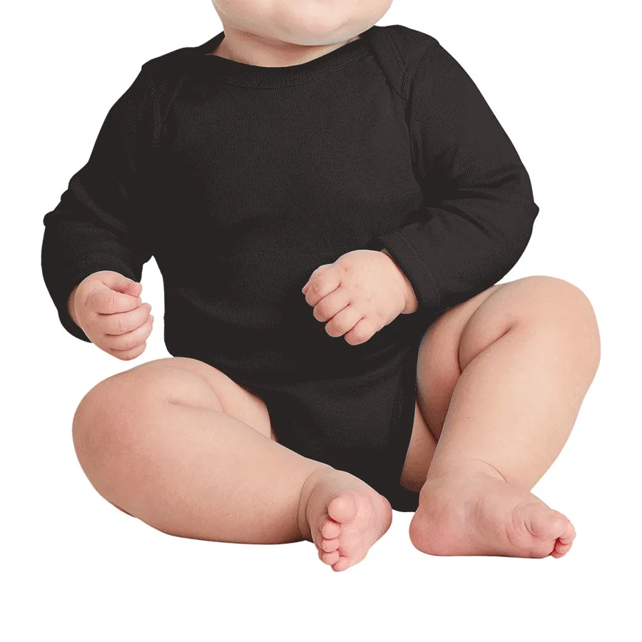 Infant Long Sleeve Baby Rib Bodysuit