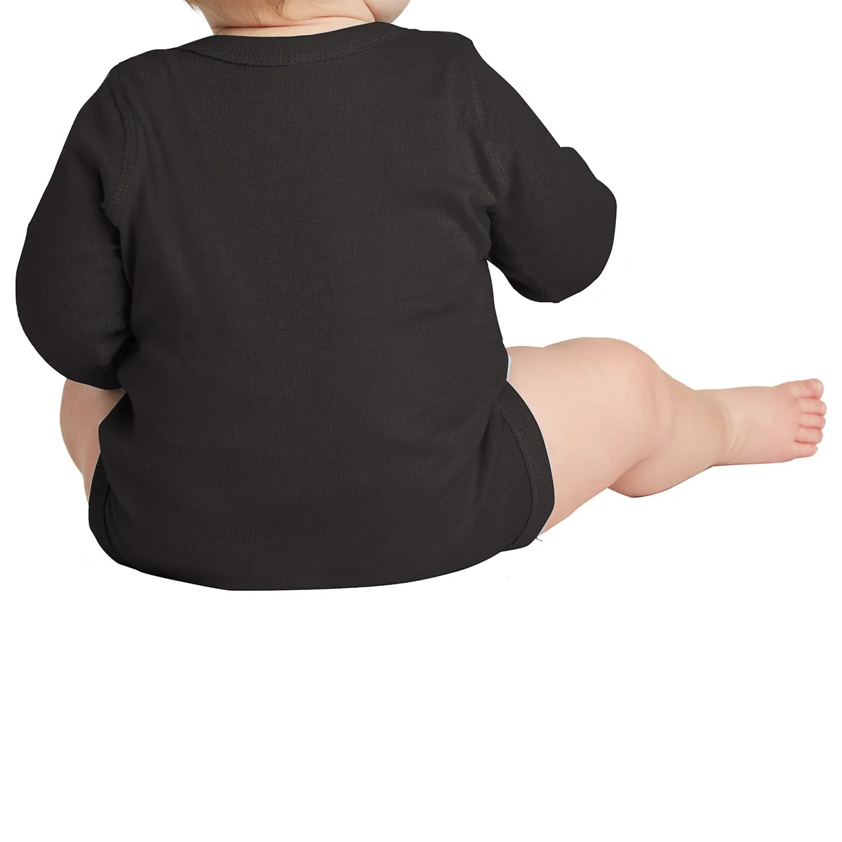 Infant Long Sleeve Baby Rib Bodysuit