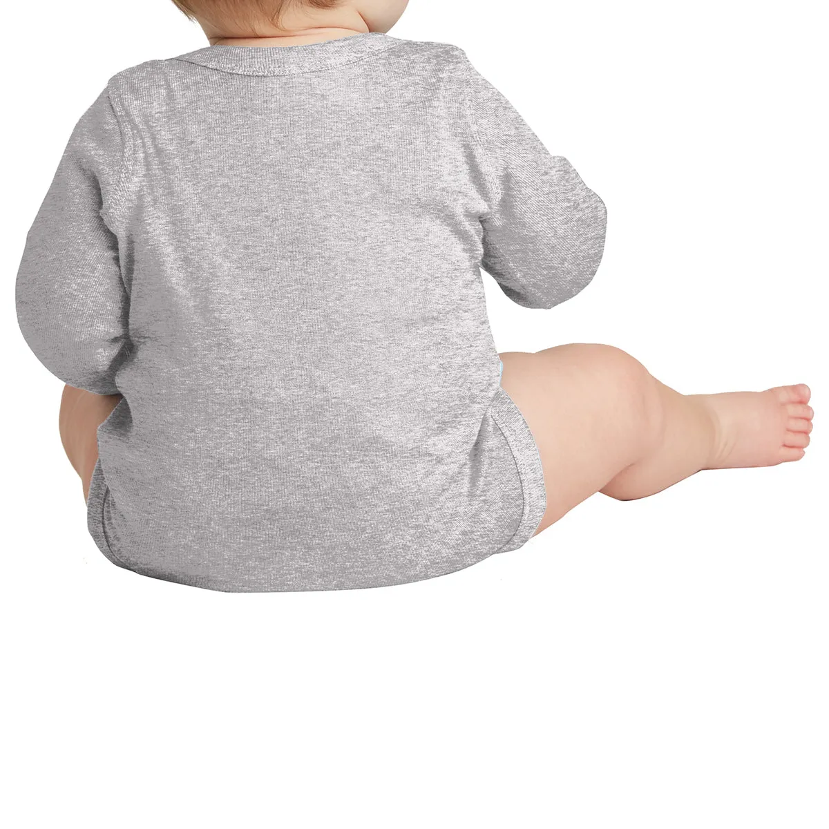 Infant Long Sleeve Baby Rib Bodysuit