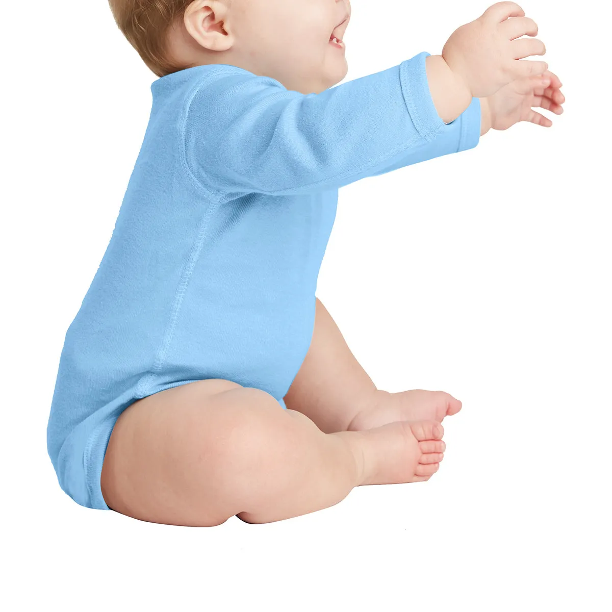 Infant Long Sleeve Baby Rib Bodysuit