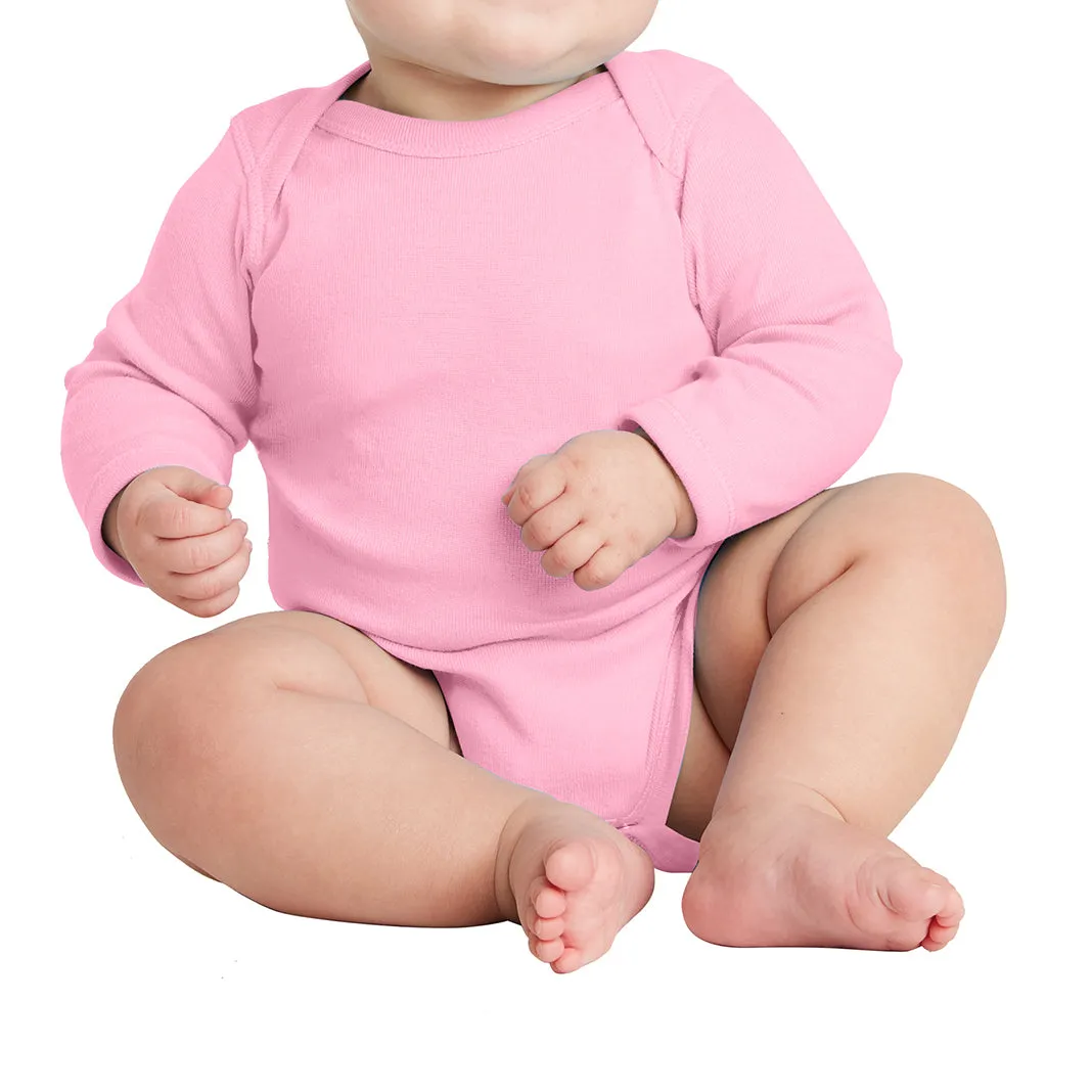 Infant Long Sleeve Baby Rib Bodysuit