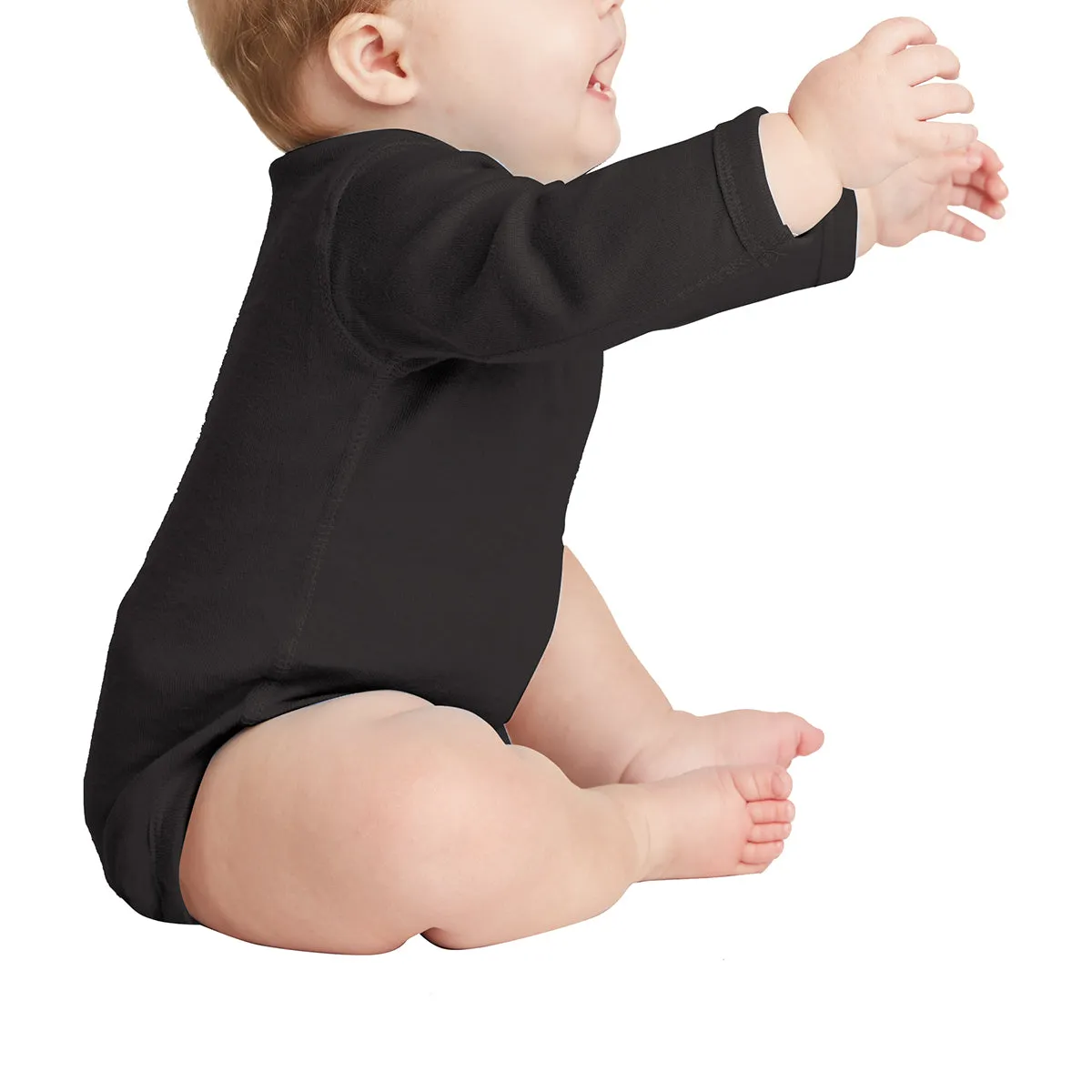 Infant Long Sleeve Baby Rib Bodysuit