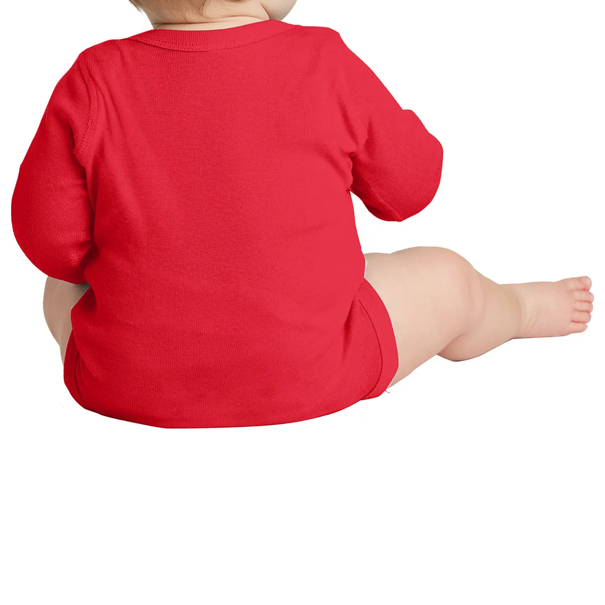 Infant Long Sleeve Baby Rib Bodysuit