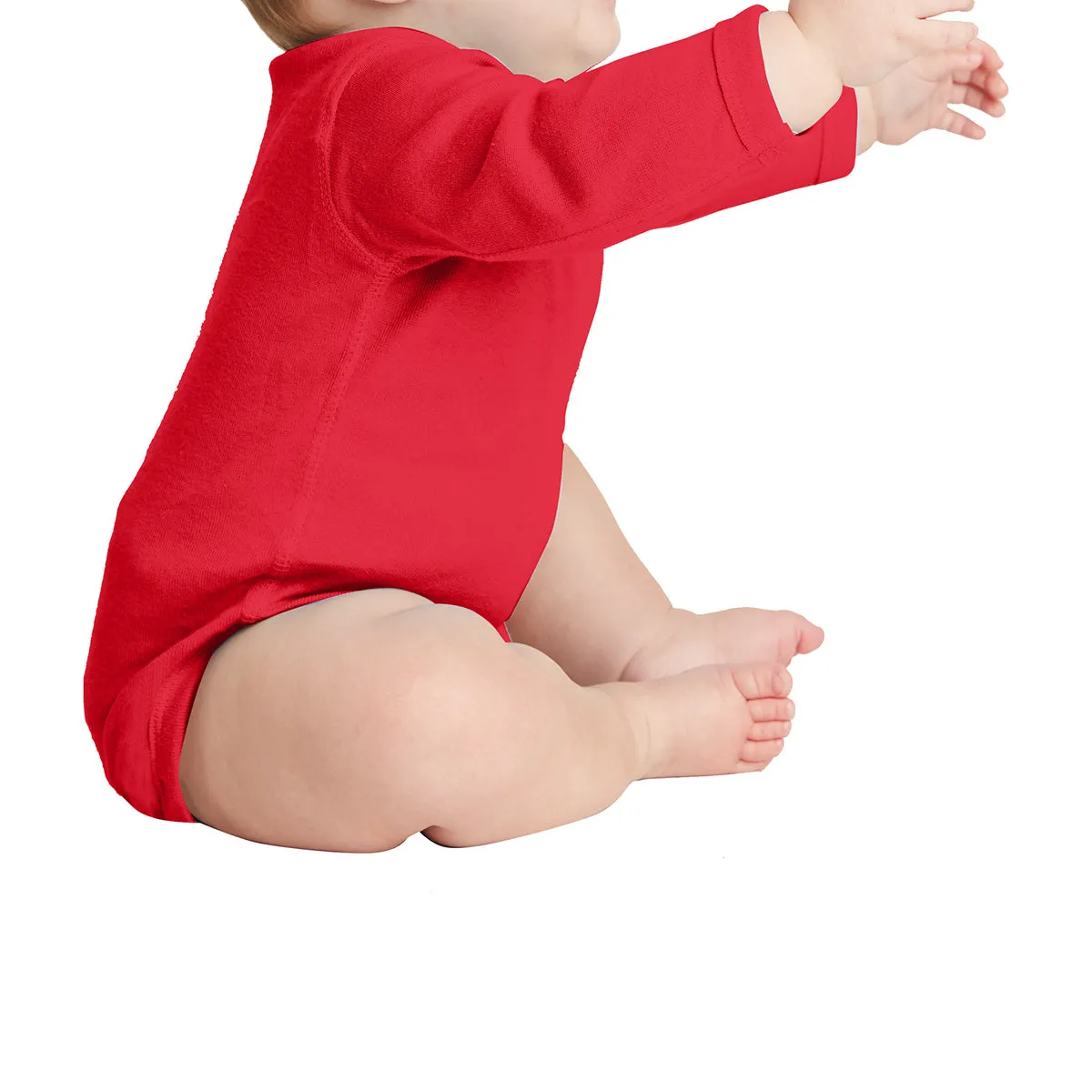 Infant Long Sleeve Baby Rib Bodysuit