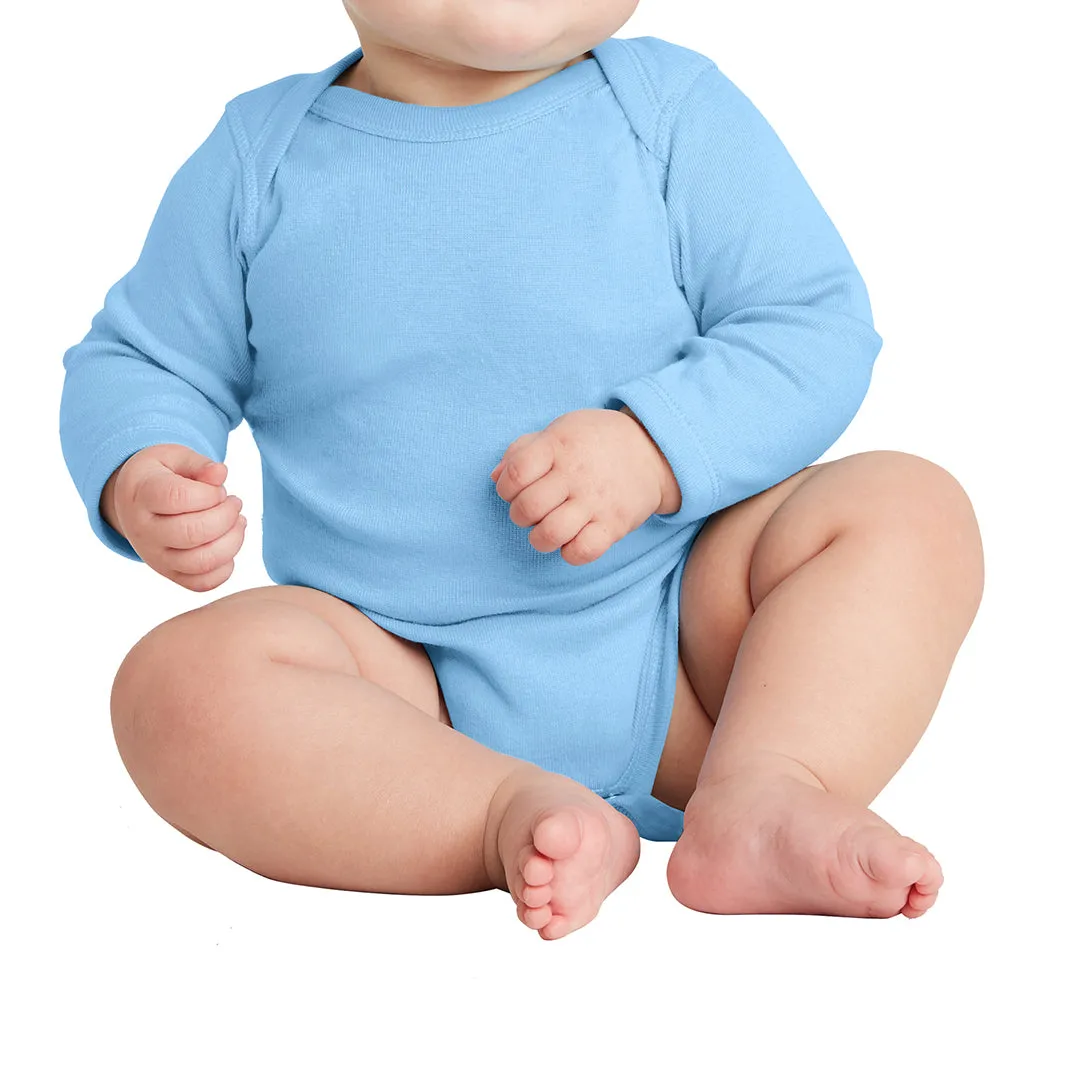 Infant Long Sleeve Baby Rib Bodysuit