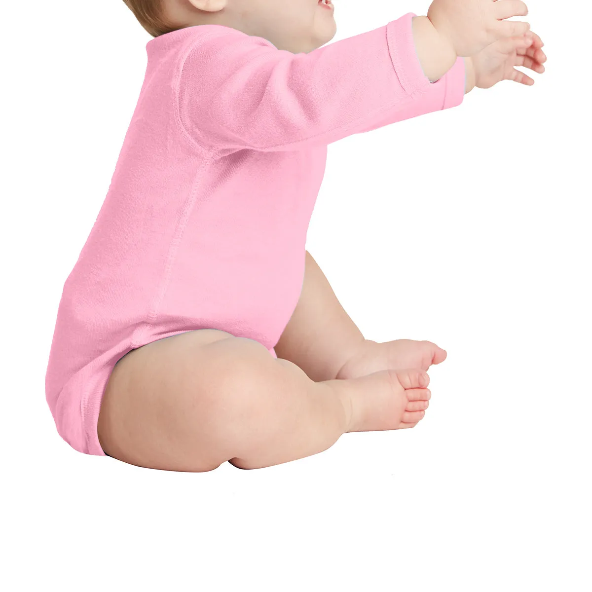Infant Long Sleeve Baby Rib Bodysuit