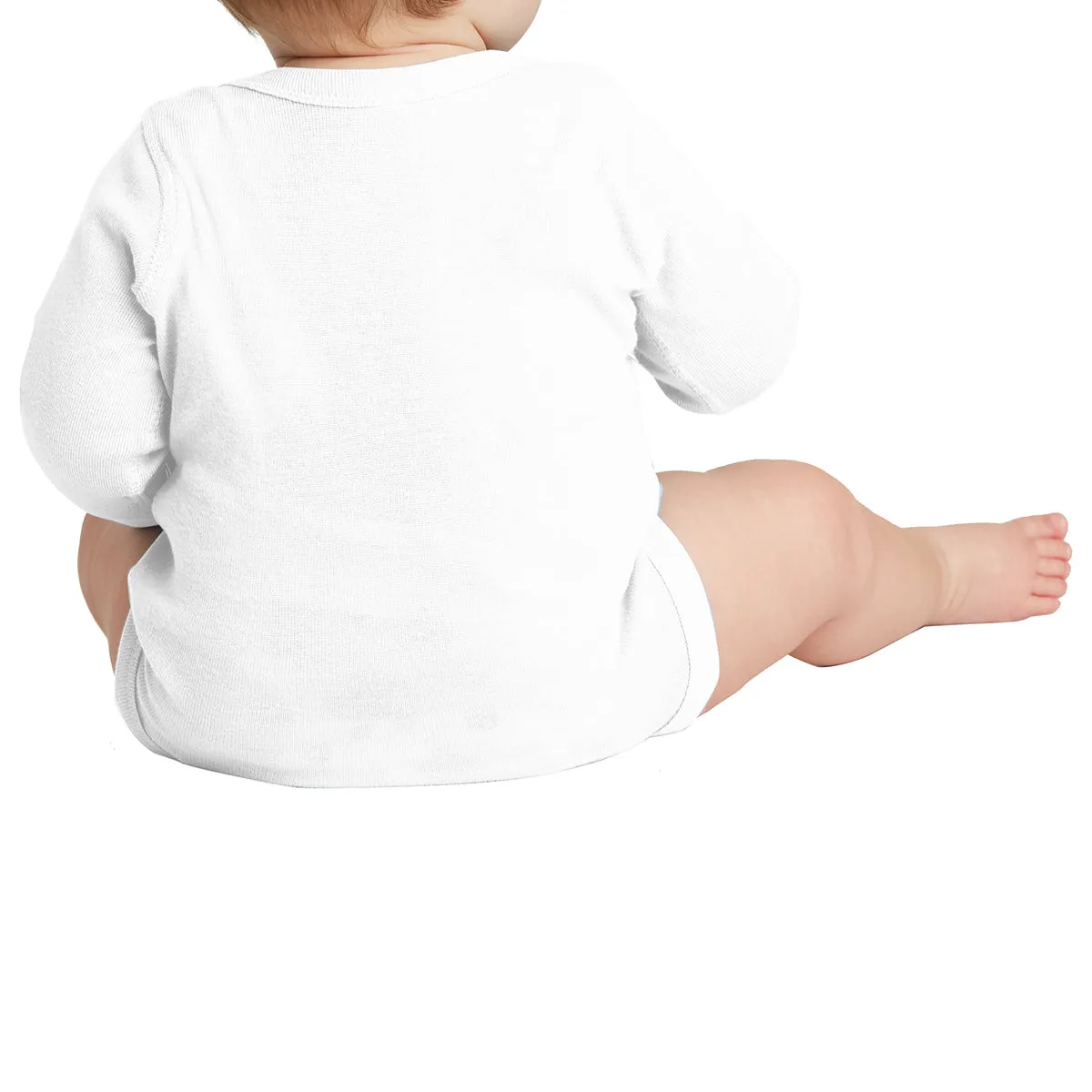Infant Long Sleeve Baby Rib Bodysuit