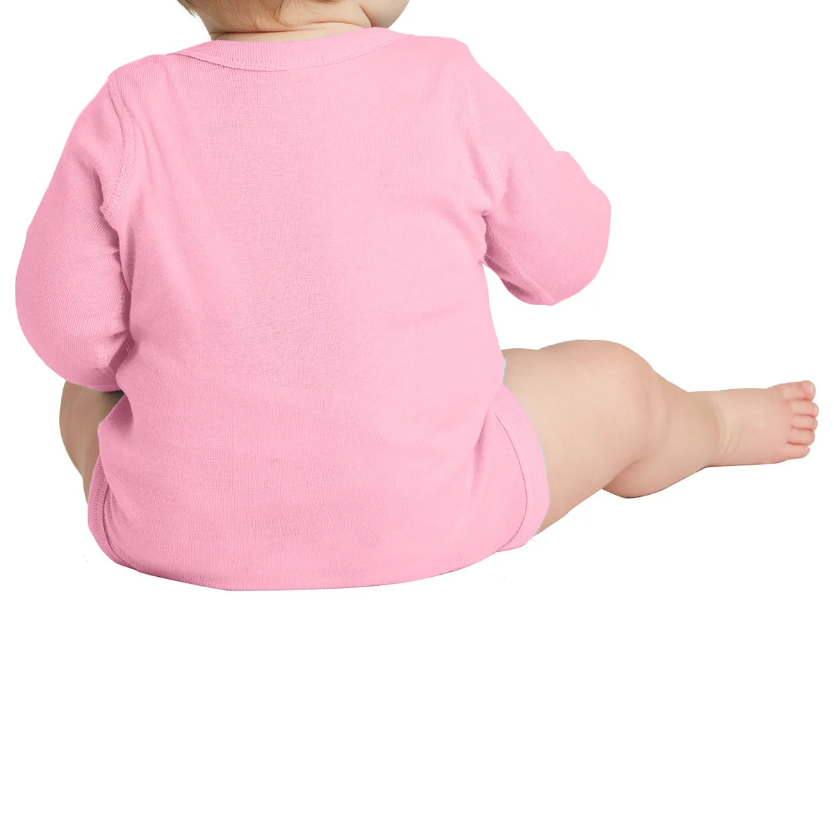 Infant Long Sleeve Baby Rib Bodysuit