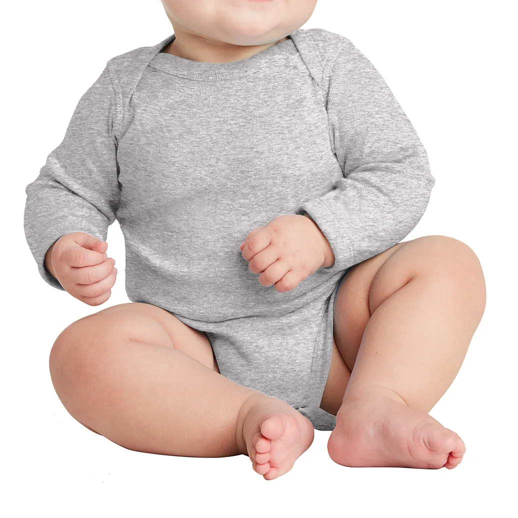 Infant Long Sleeve Baby Rib Bodysuit