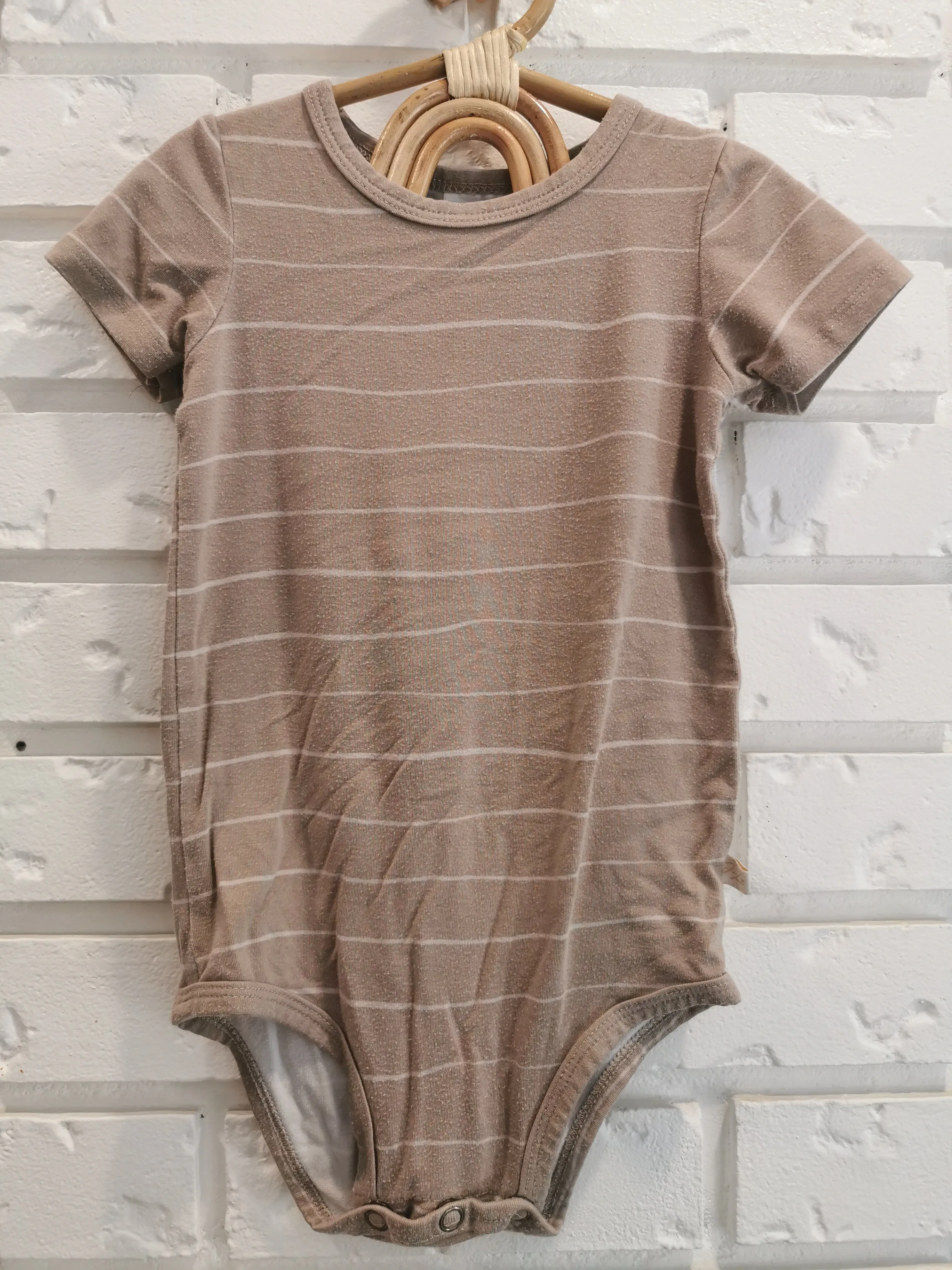 Jax & Lennon Bamboo Tee Onesie (12-18)