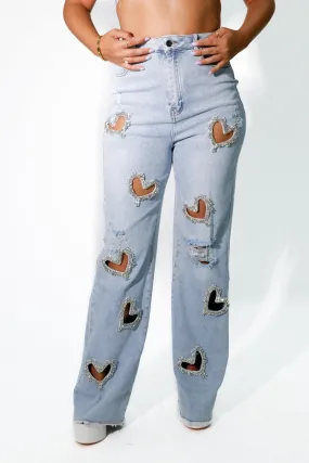 jeans denim highwaisted stretchy