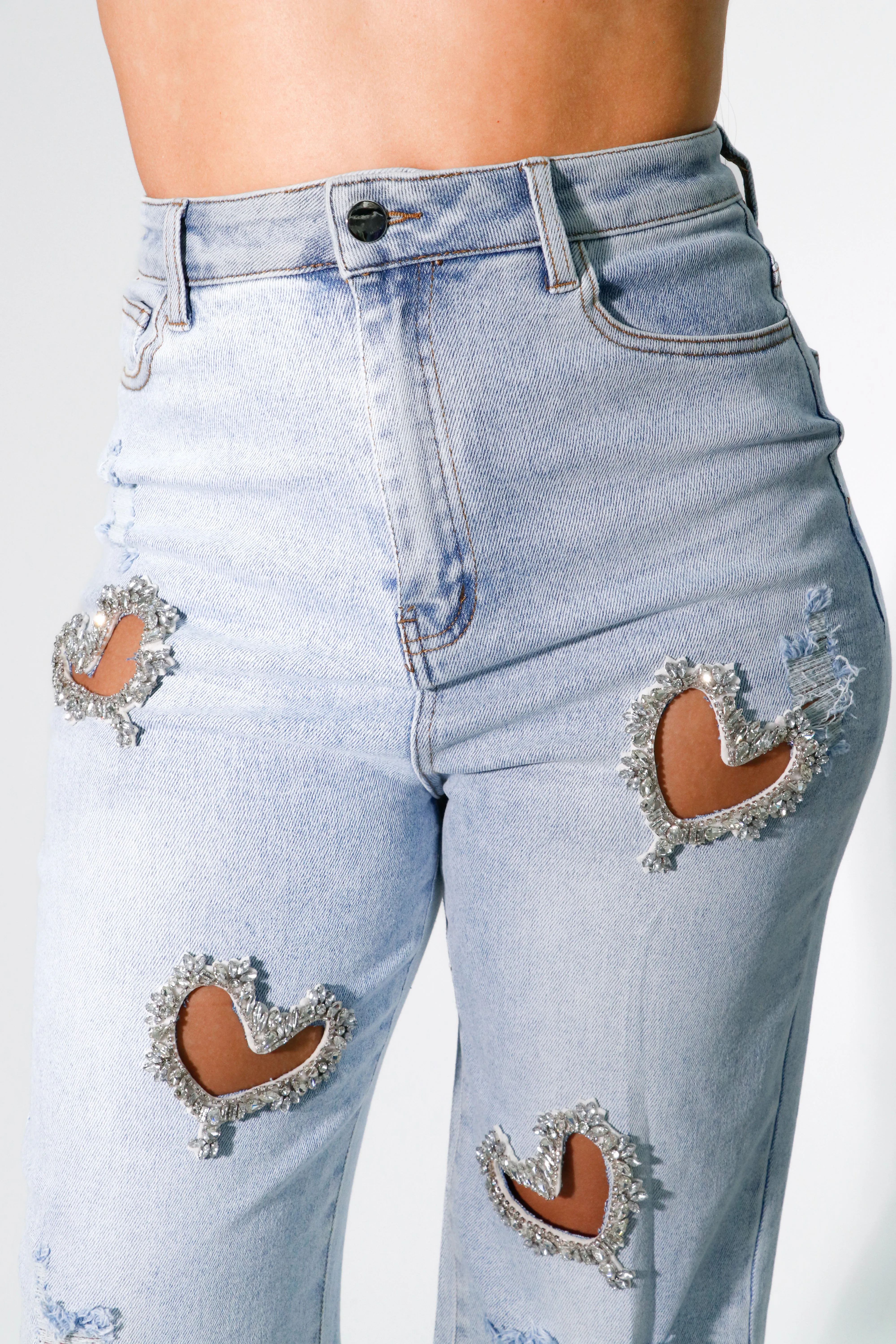 jeans denim highwaisted stretchy