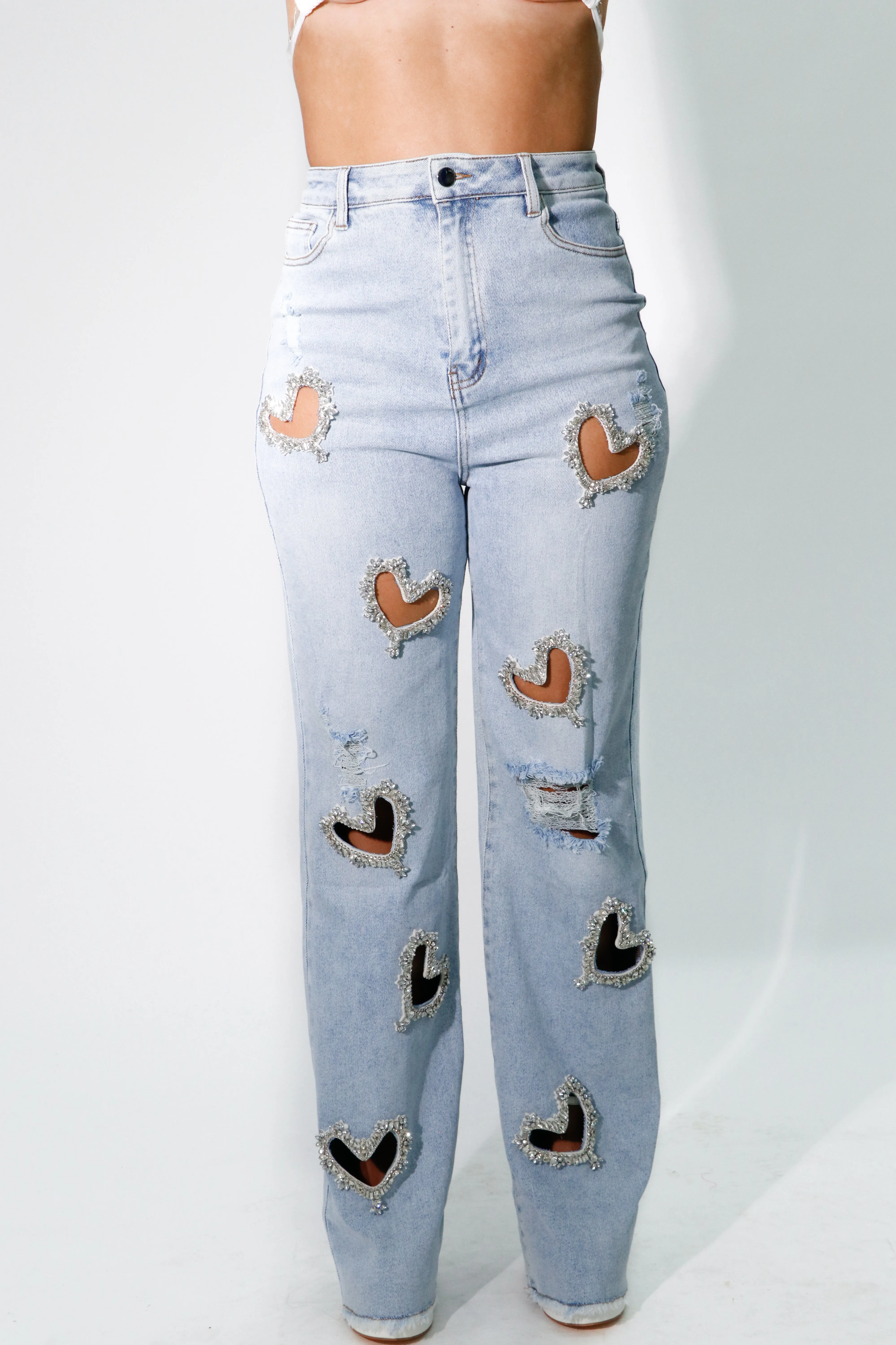 jeans denim highwaisted stretchy