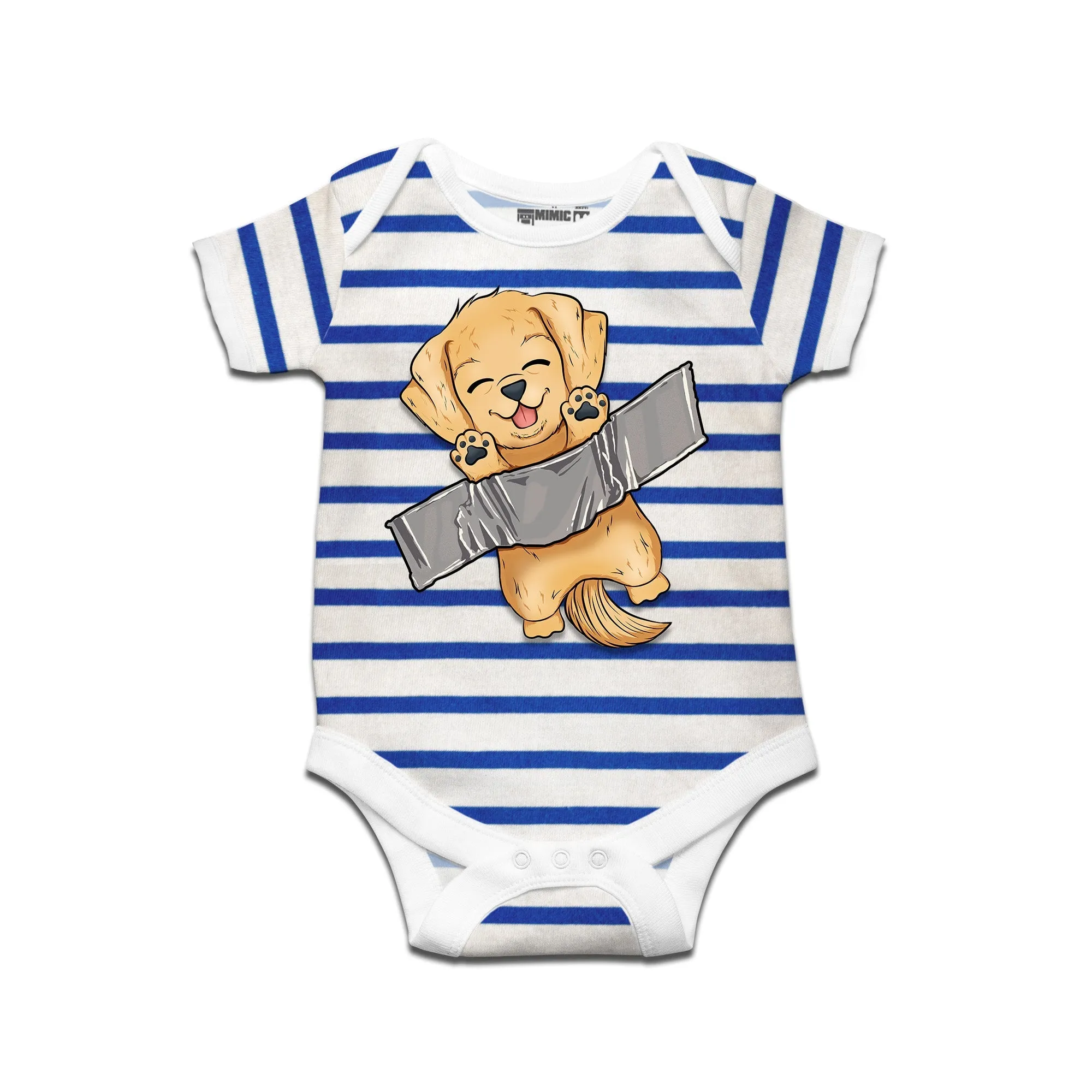 Kidswear By Ruse Owl Fly Printed Striped infant Romper For Baby