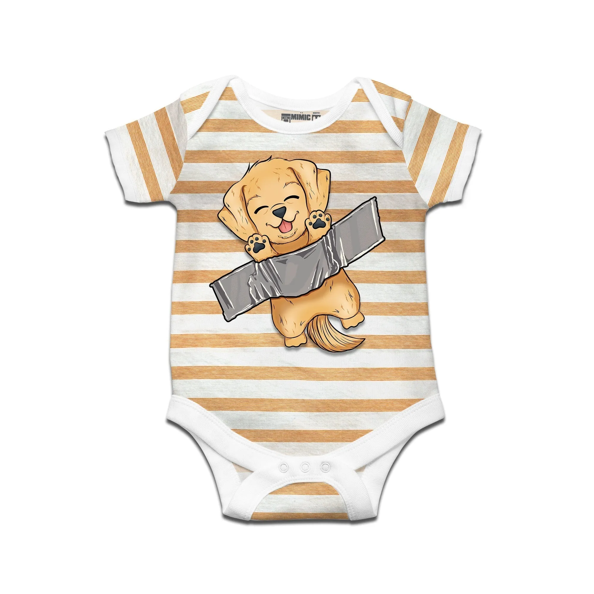 Kidswear By Ruse Owl Fly Printed Striped infant Romper For Baby
