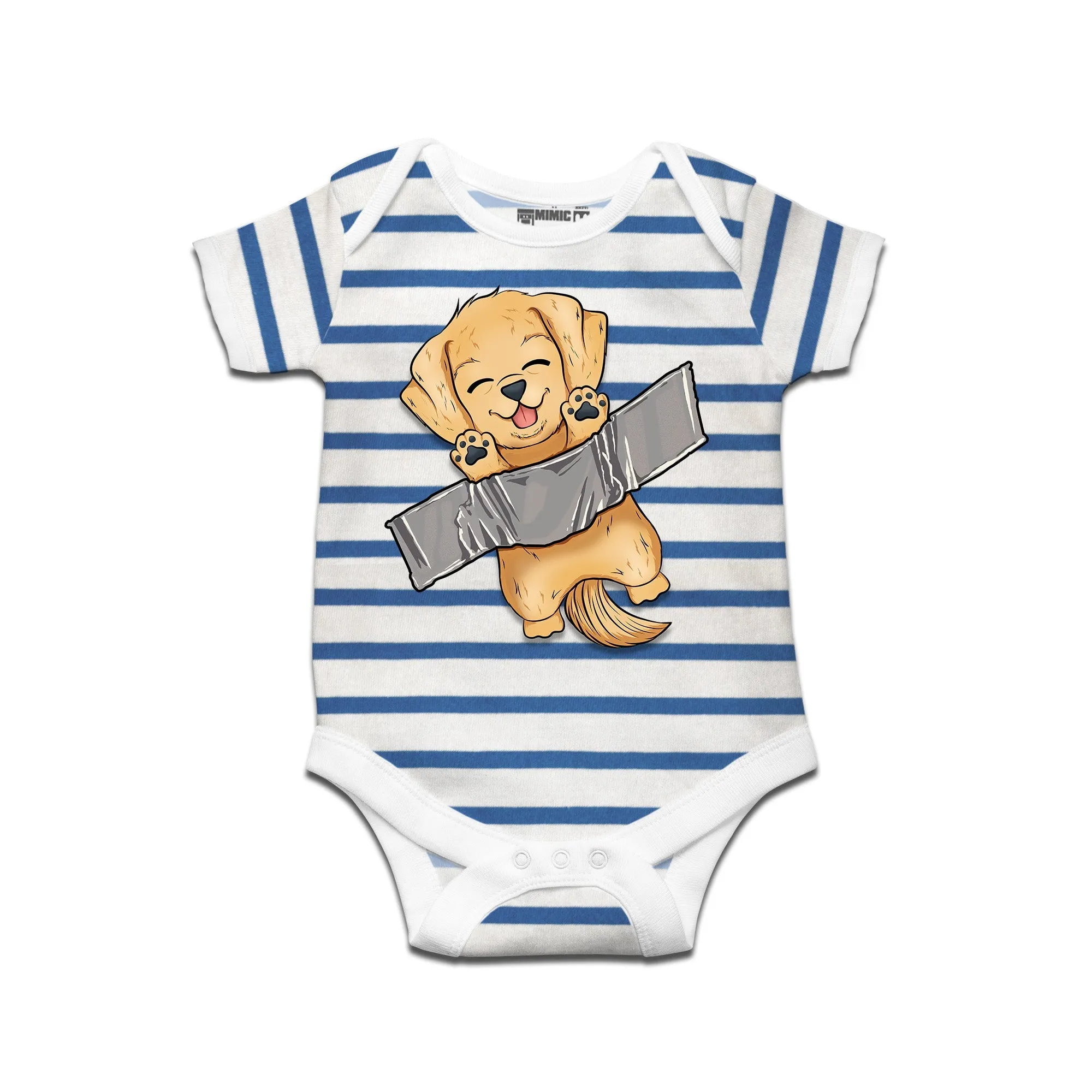 Kidswear By Ruse Owl Fly Printed Striped infant Romper For Baby