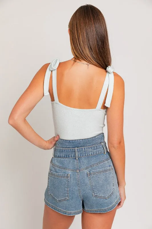 Leona Strap Tie Bodysuit
