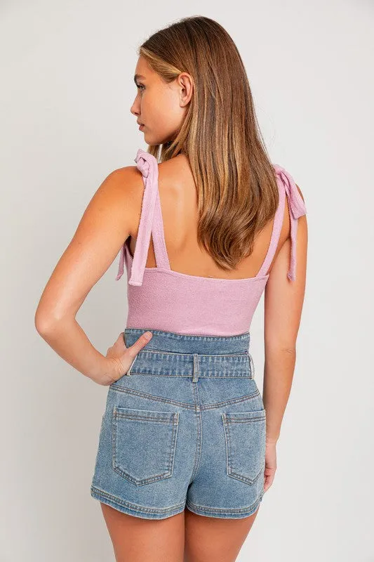 Leona Strap Tie Bodysuit