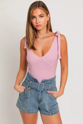 Leona Strap Tie Bodysuit