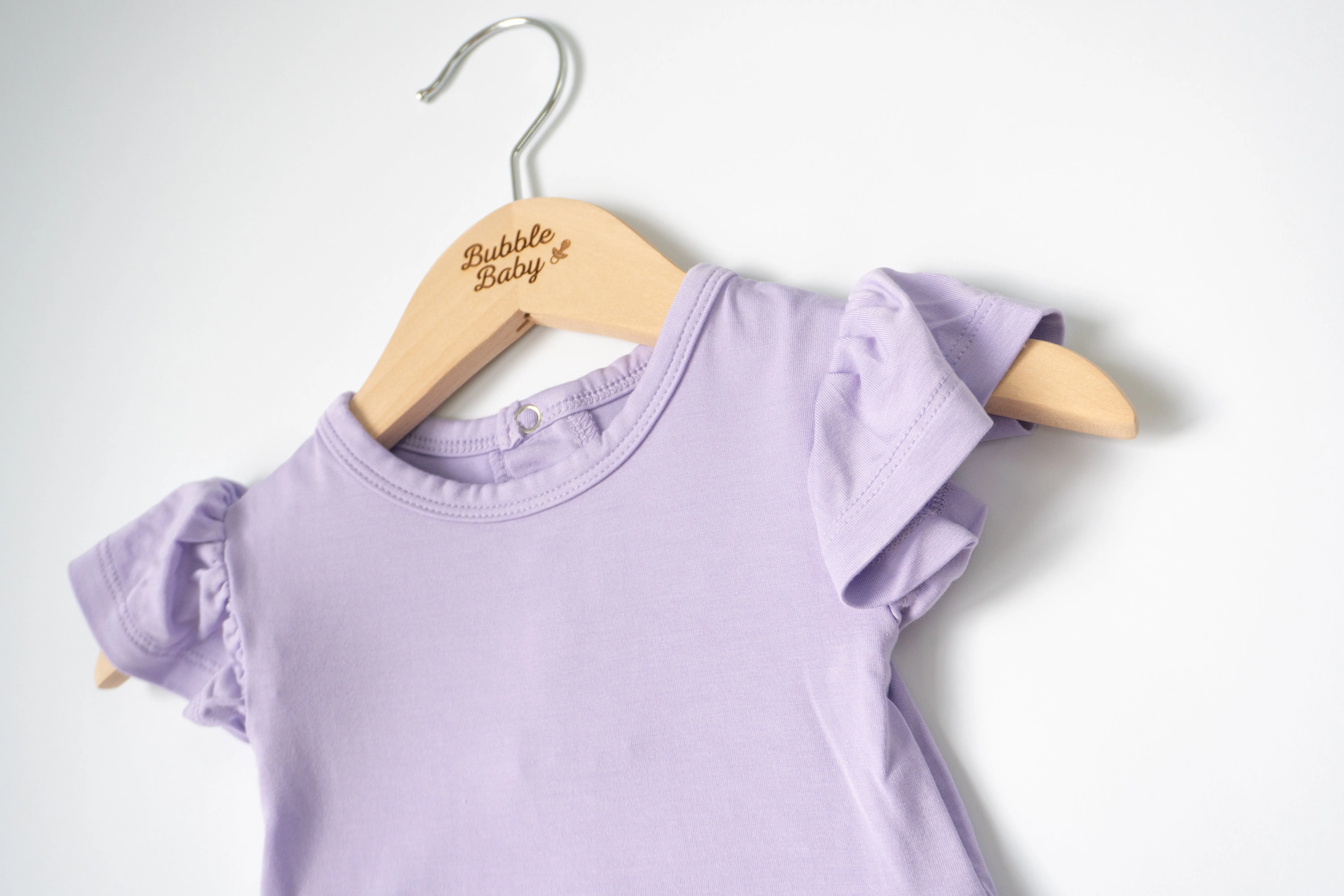 Lilac | Flutter Bodysuit Dress