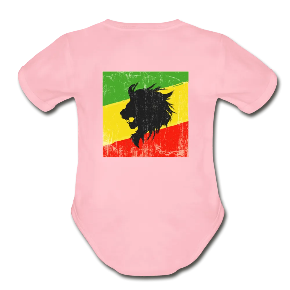 Lion of Judah Organic Short Sleeve Baby Bodysuit