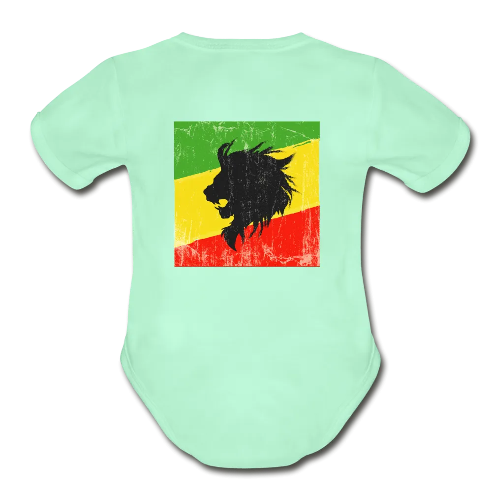Lion of Judah Organic Short Sleeve Baby Bodysuit