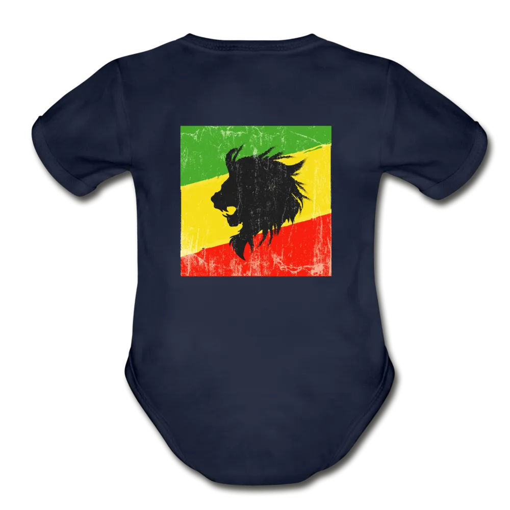 Lion of Judah Organic Short Sleeve Baby Bodysuit