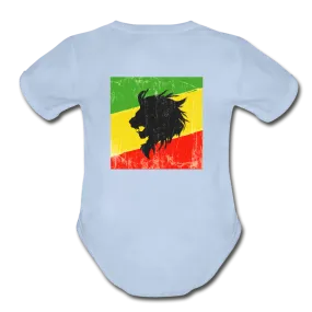 Lion of Judah Organic Short Sleeve Baby Bodysuit