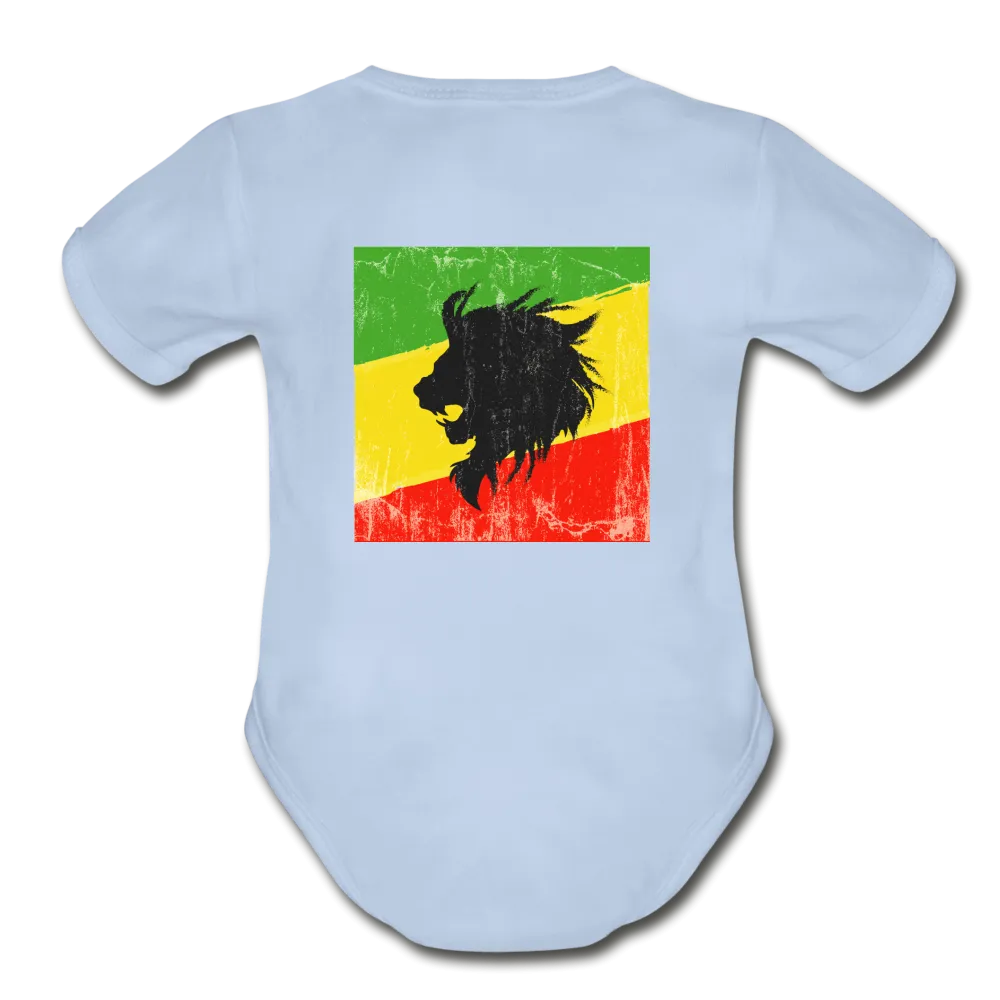 Lion of Judah Organic Short Sleeve Baby Bodysuit