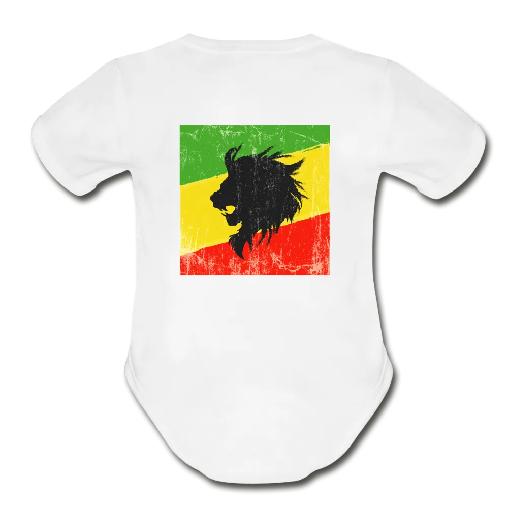 Lion of Judah Organic Short Sleeve Baby Bodysuit