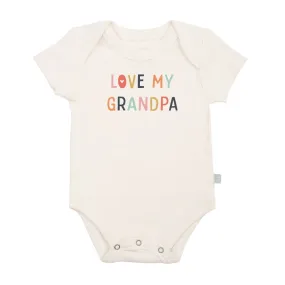 Love My Grandpa Organic Graphic Bodysuit