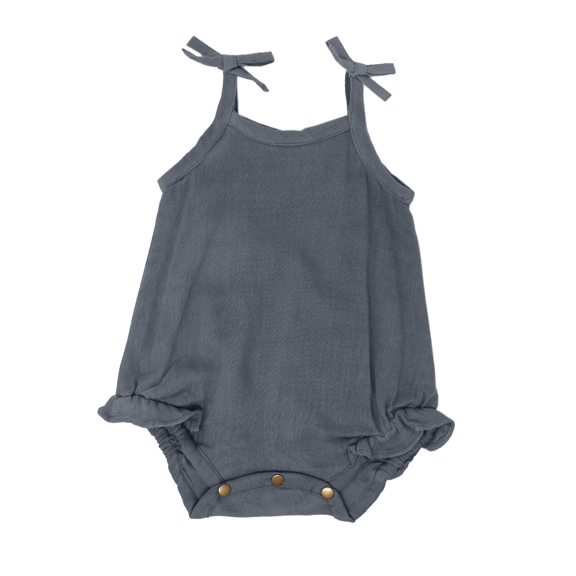 L'ovedbaby Organic Muslin Tie-Shoulder Bodysuit