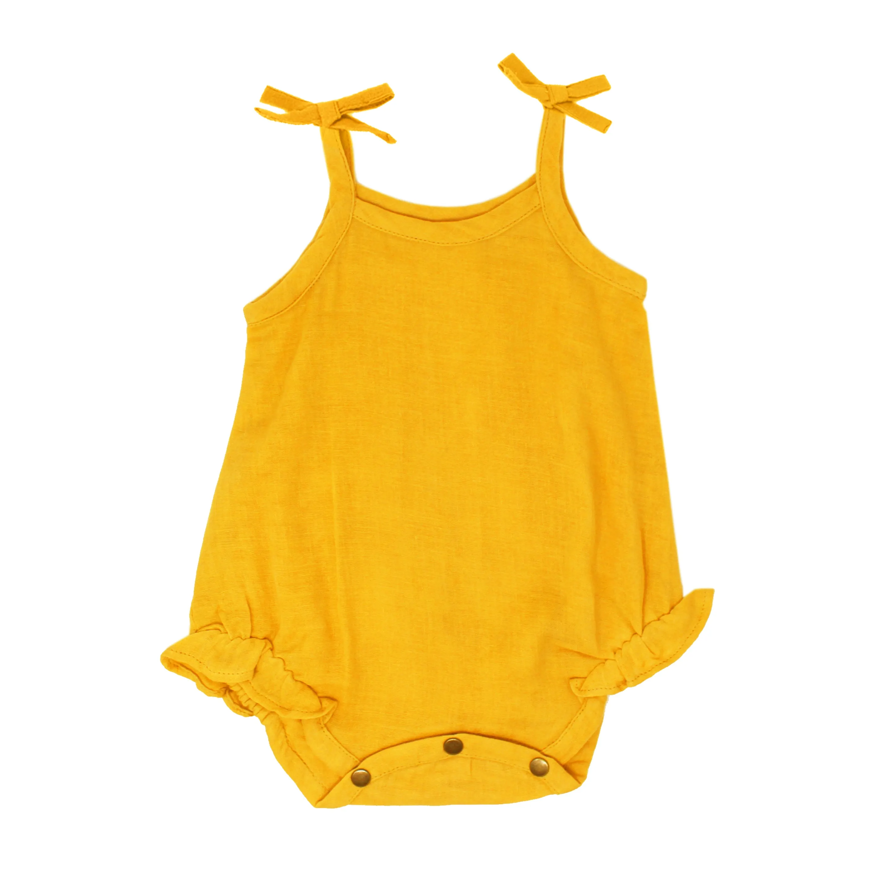 L'ovedbaby Organic Muslin Tie-Shoulder Bodysuit