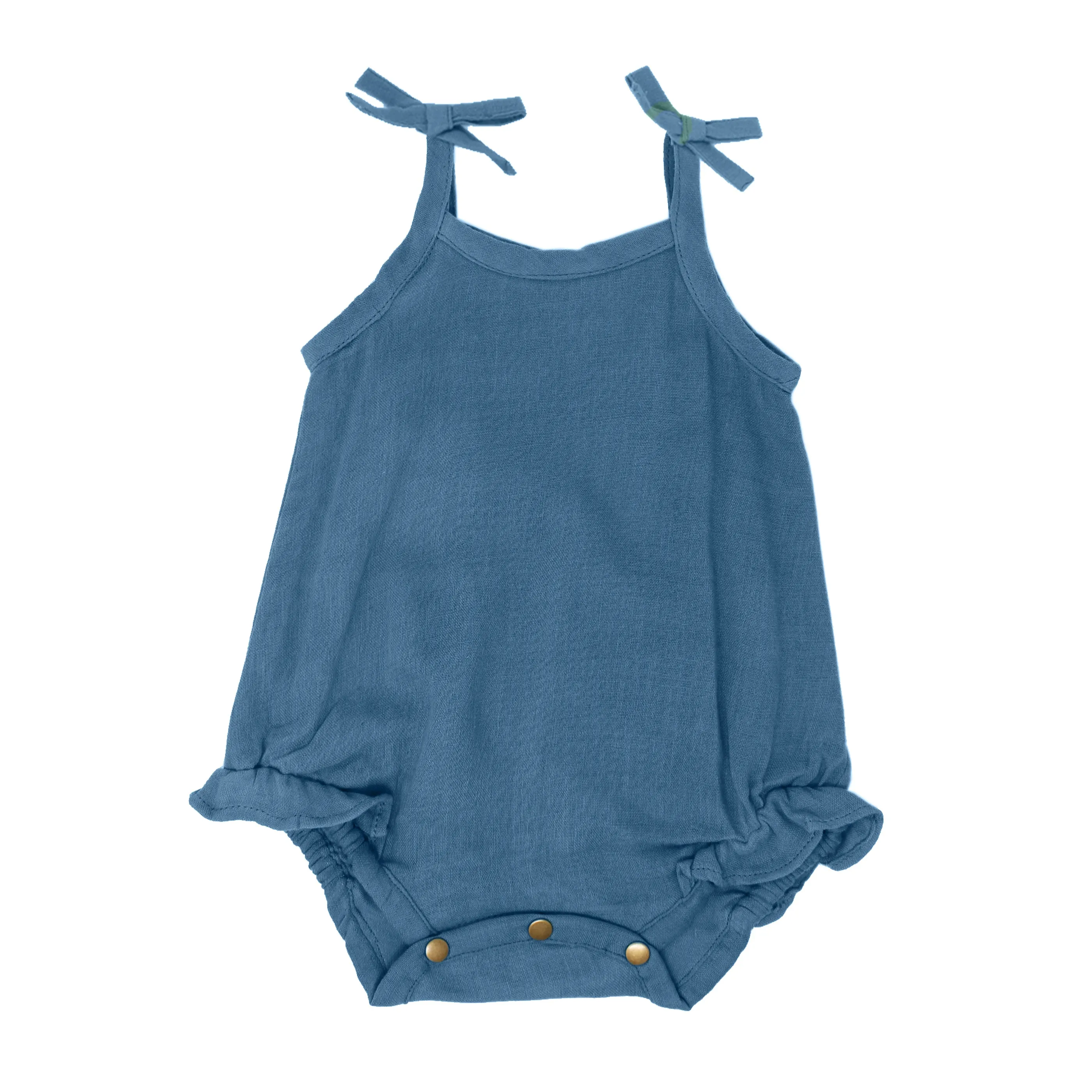 L'ovedbaby Organic Muslin Tie-Shoulder Bodysuit
