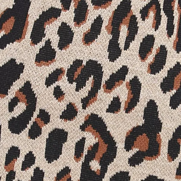 Marguerite Leopard Print Cardigan Sweater