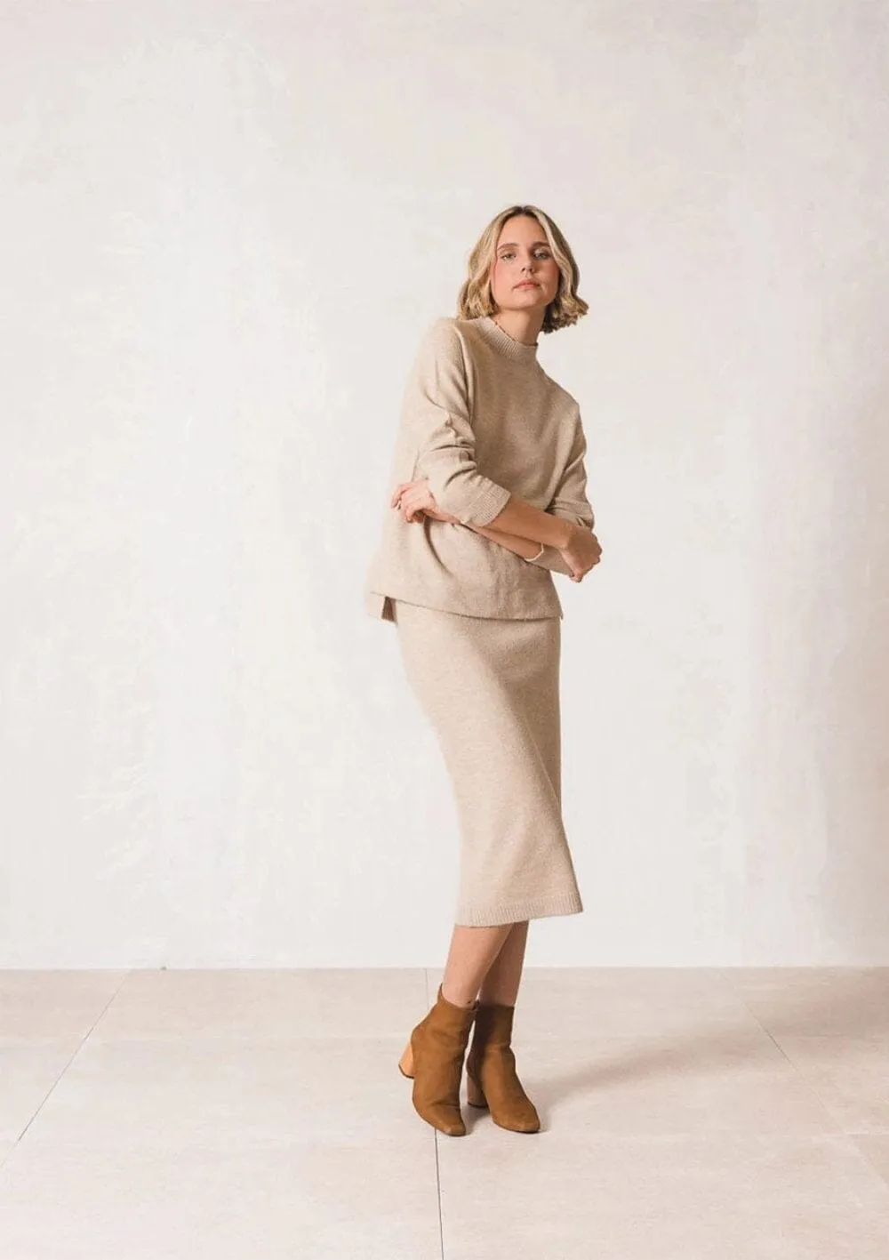Midi Knitted Skirt | Indi & Cold