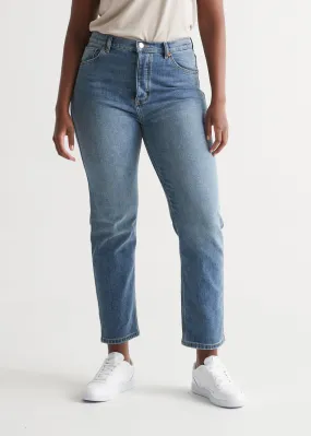 Midweight Performance Denim High Rise Straight - 27 Inseam