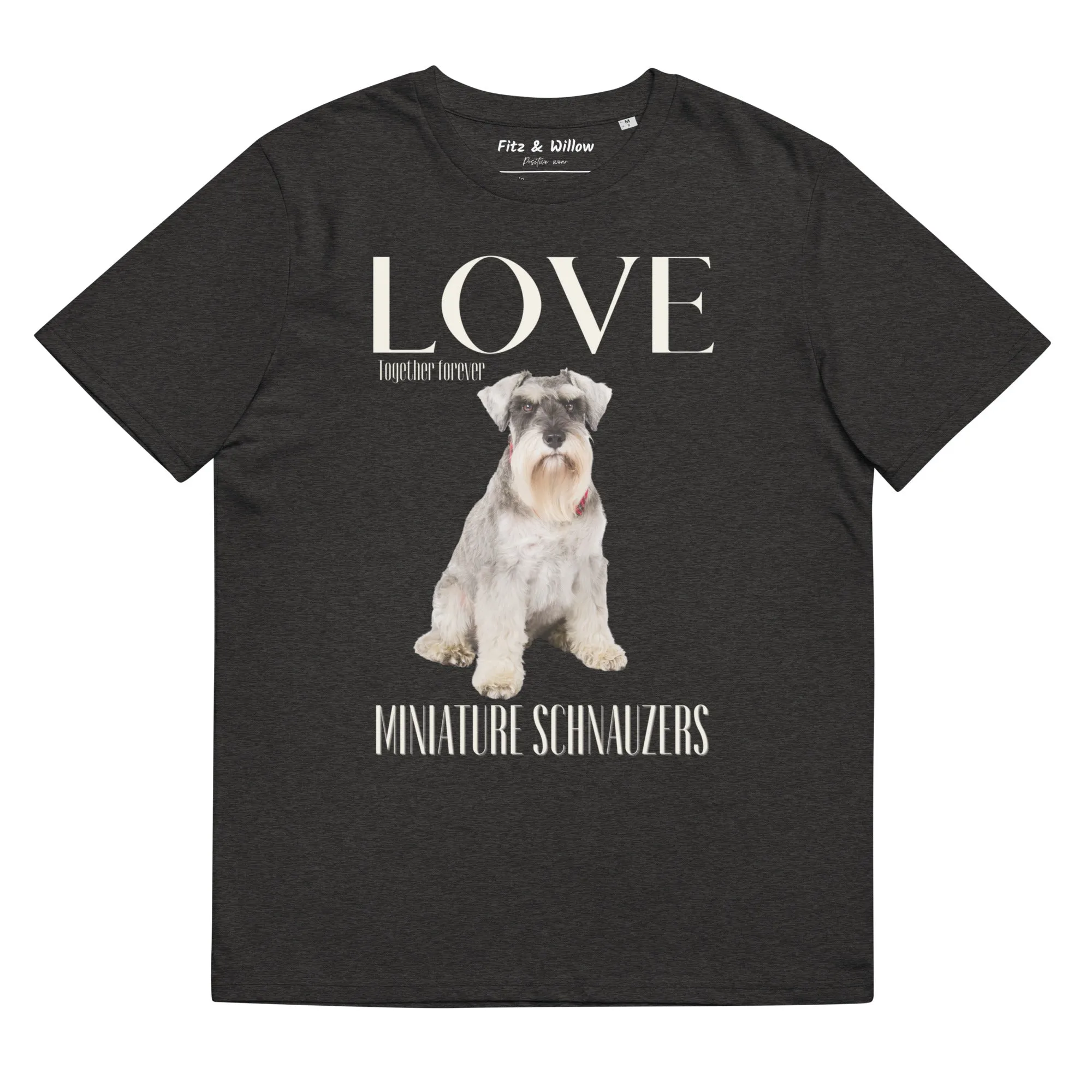 Miniature Schnauzer Lovers organic t-shirt