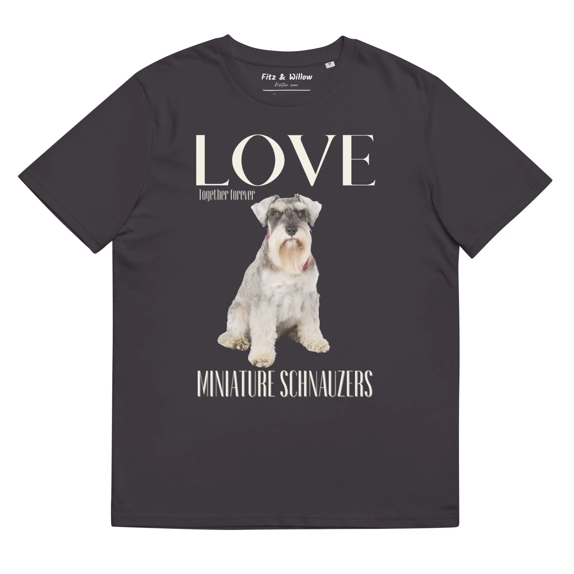 Miniature Schnauzer Lovers organic t-shirt