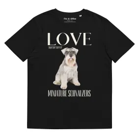 Miniature Schnauzer Lovers organic t-shirt