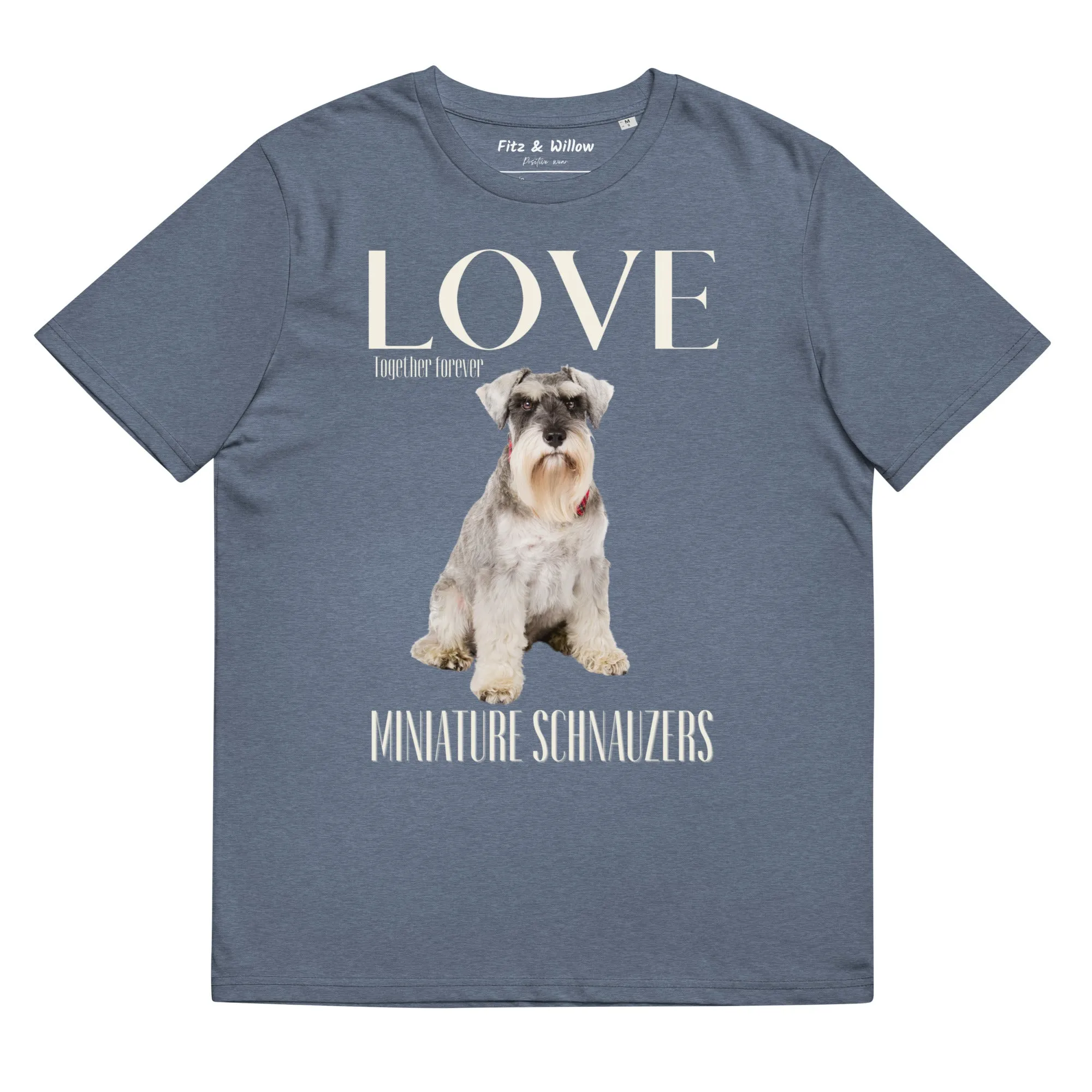 Miniature Schnauzer Lovers organic t-shirt