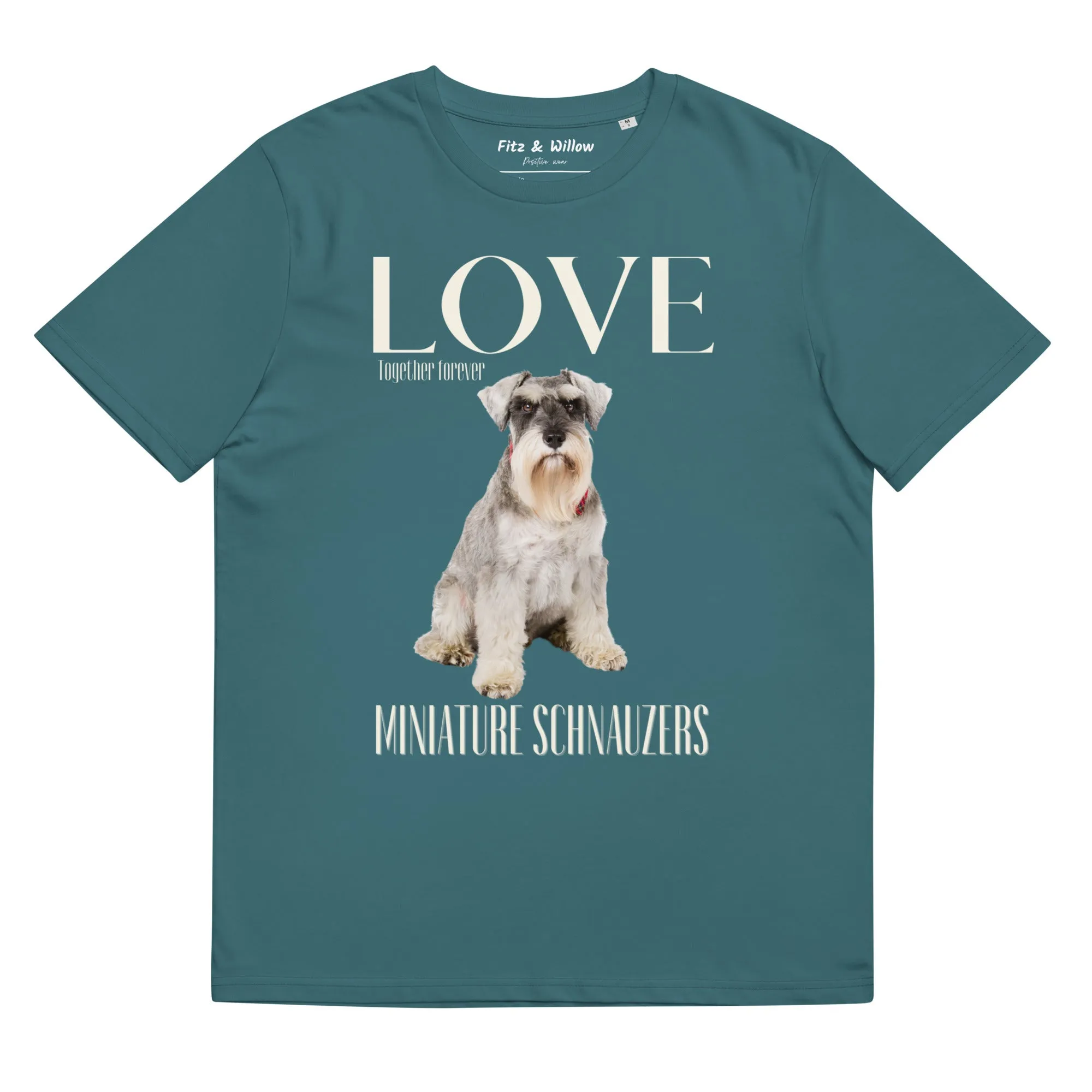 Miniature Schnauzer Lovers organic t-shirt
