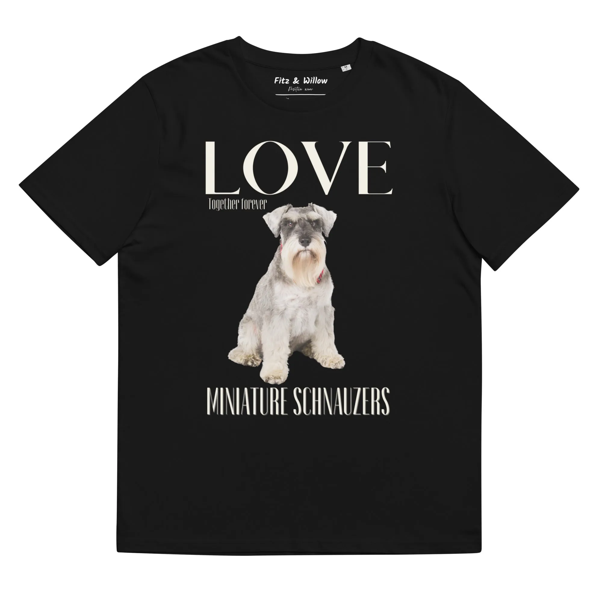 Miniature Schnauzer Lovers organic t-shirt