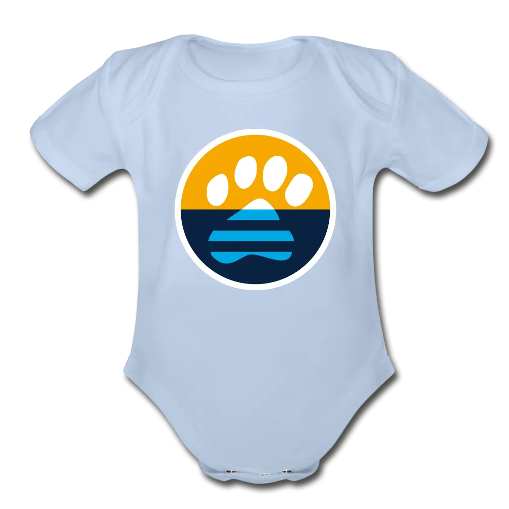 MKE Flag Paw Organic Short Sleeve Baby Bodysuit