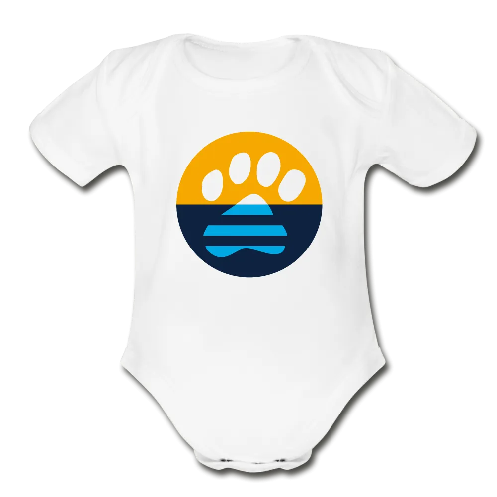 MKE Flag Paw Organic Short Sleeve Baby Bodysuit