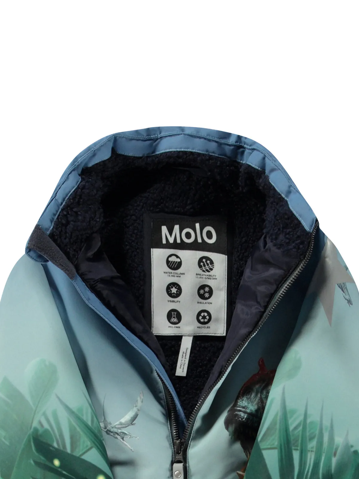 Molo kids' snowsuit-Amazing Dino -5W24N202