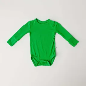 Moni's Closet Green Apple Long Sleeve Bodysuit