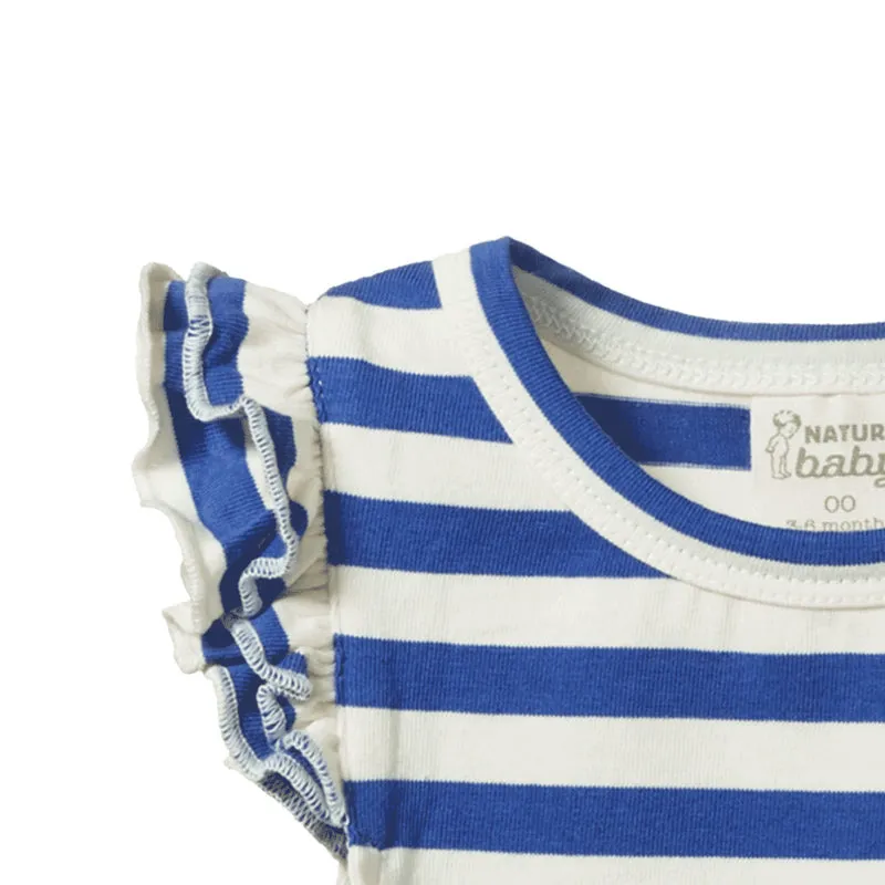 Nature Baby Fleur Bodysuit - Isle Blue
