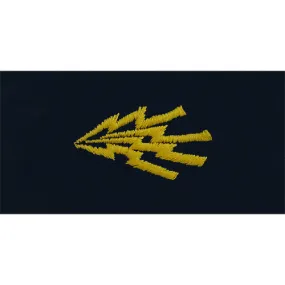 Navy Information Systems Technician Embroidered Coverall Collar Device